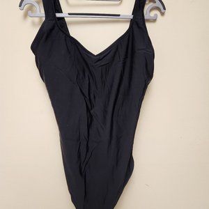 DELTA Burke Black One Piece Bathing Suit Plus Size w. PowerNet 16W